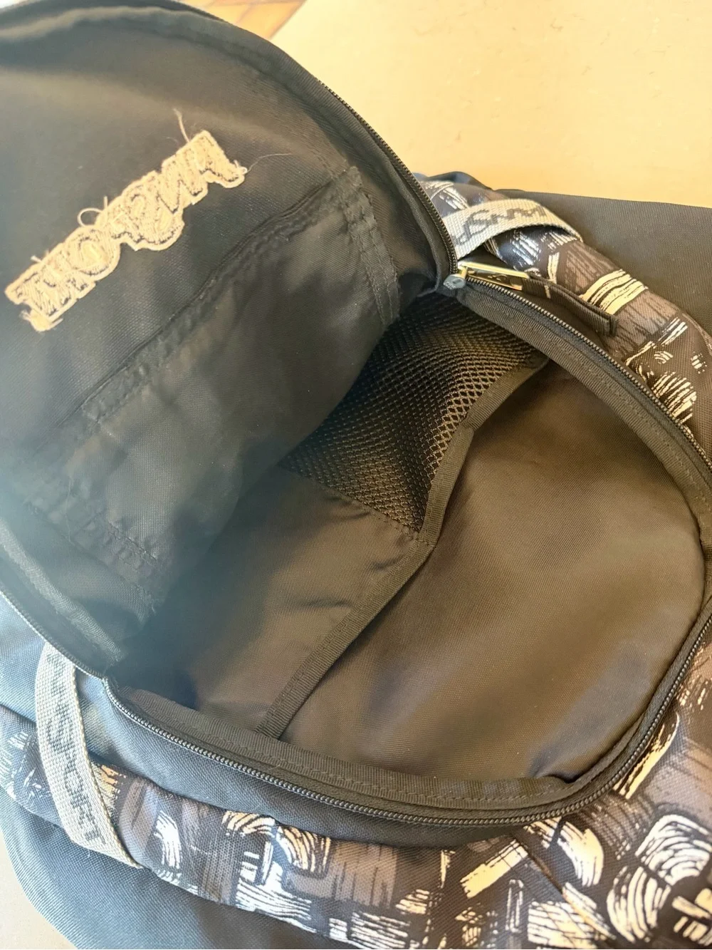 JanSport TUJO Backpack Abstract Brushstroke Print 15.6” Laptop School Travel